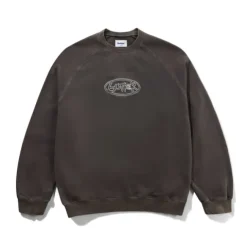 Zip-Thru Hoods|Pullover Hoods-Butter Goods Abei Crewneck, Wahed Back