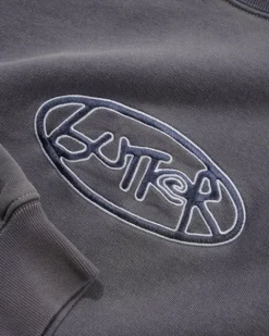 Zip-Thru Hoods|Pullover Hoods-Butter Goods Abei Crewneck, Wahed Navy