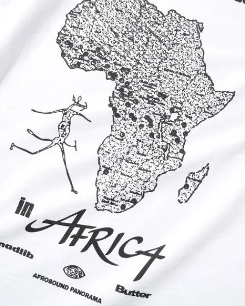 T-Shirts-Butter Goods Africa Tee, White