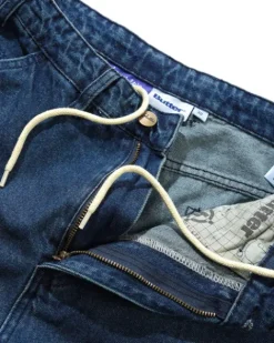 Denim Jeans|Pants-Butter Goods Aleka Denim Jeans, Dark Indigo