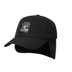 Hats|Beanies-Butter Goods All Terrain 5 Panel Cap, Black