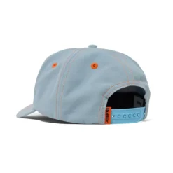 Hats|Beanies-Butter Goods Amplify Snapback Cap, Stone Blue