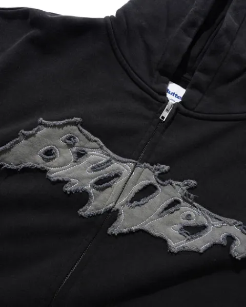 Zip-Thru Hoods|Pullover Hoods-Butter Goods Apify Zip-Thru Hood, Wahed Back