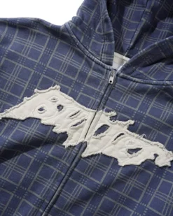 Zip-Thru Hoods|Pullover Hoods-Butter Goods Apify Zip-Thru Hood, Wahed Navy Paid
