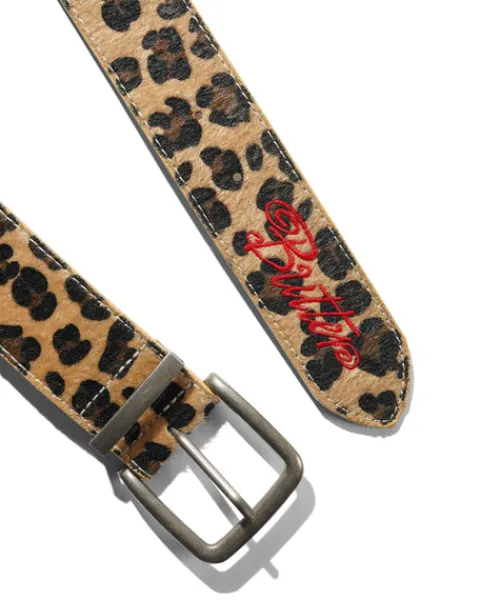 Accessories-Butter Goods Animal Hide Belt, Leopard