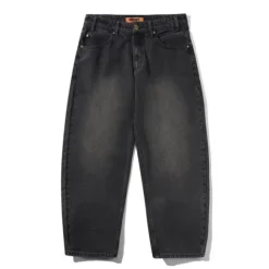 Denim Jeans|Pants-Butter Goods Baggy Denim Jeans, Distressed Black