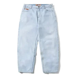 Denim Jeans|Pants-Butter Goods Baggy Denim Jeans, Light Blue