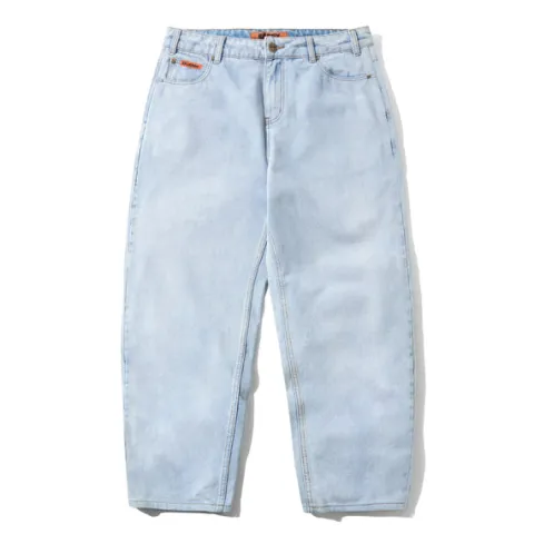 Denim Jeans|Pants-Butter Goods Baggy Denim Jeans, Light Blue