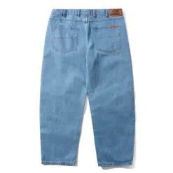 Denim Jeans|Pants-Butter Goods Baggy Denim Jeans, Washed Indigo