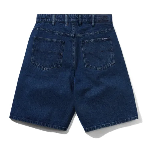 Denim Shorts|Shorts-Butter Goods Baggy Denim Shorts, Dark Blue