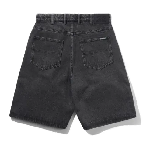 Denim Shorts|Shorts-Butter Goods Baggy Denim Shorts, Distressed Black