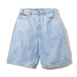 Denim Shorts|Shorts-Butter Goods Baggy Denim Shorts, Light Blue