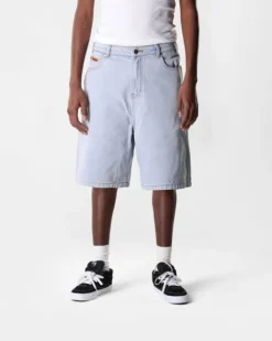 Denim Shorts|Shorts-Butter Goods Baggy Denim Shorts, Light Blue