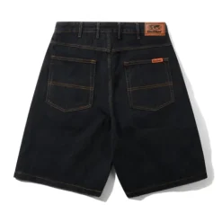 Denim Shorts|Shorts-Butter Goods Baggy Denim Shorts, Washed Black