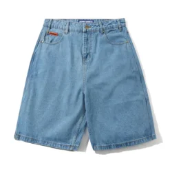 Denim Shorts|Shorts-Butter Goods Baggy Denim Shorts, Washed Indigo