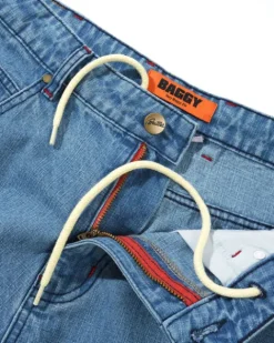 Denim Jeans|Pants-Butter Goods Blotch Denim Jeans, Streaky Blue