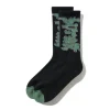 Accessories-Butter Goods Blotch Socks, Black