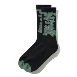 Accessories-Butter Goods Blotch Socks, Black