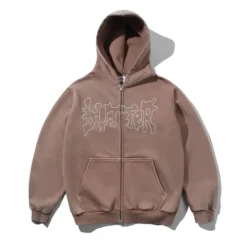Zip-Thru Hoods|Pullover Hoods-Butter Goods Botch Zip-Thru Hood, Wahed Berry