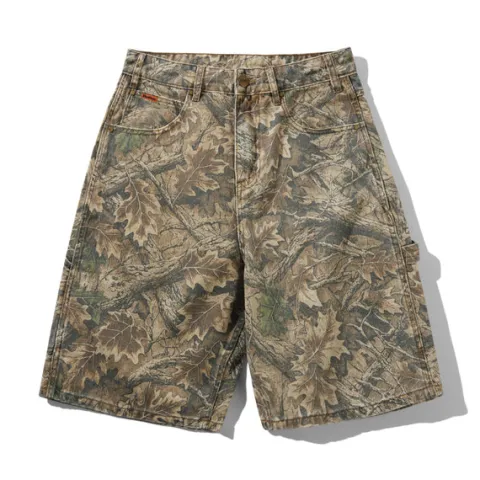 Denim Shorts|Shorts-Butter Goods Carpenter Denim Shorts, Forest Camo