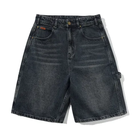 Denim Shorts|Shorts-Butter Goods Carpenter Denim Shorts, Slub Dark Indigo