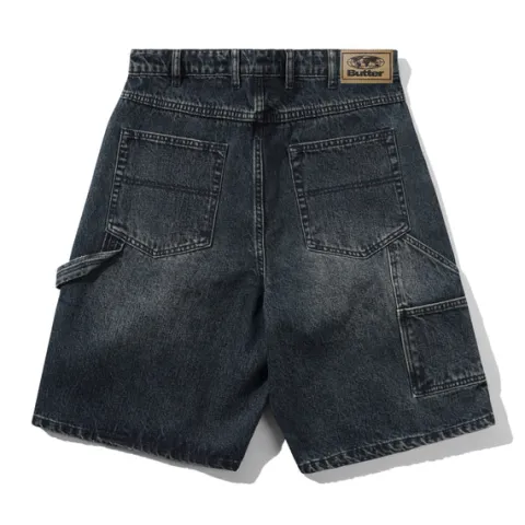 Denim Shorts|Shorts-Butter Goods Carpenter Denim Shorts, Slub Dark Indigo