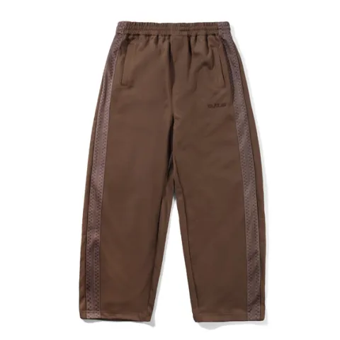 Denim Jeans|Pants-Butter Goods Check Tape Trackpant, Brown
