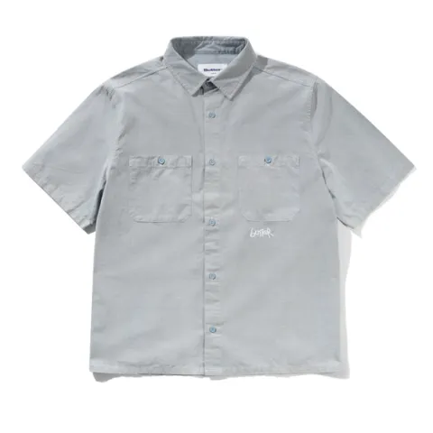 Shirts| Shirts-Butter Goods Contrat titch / hirt, Bue Grey