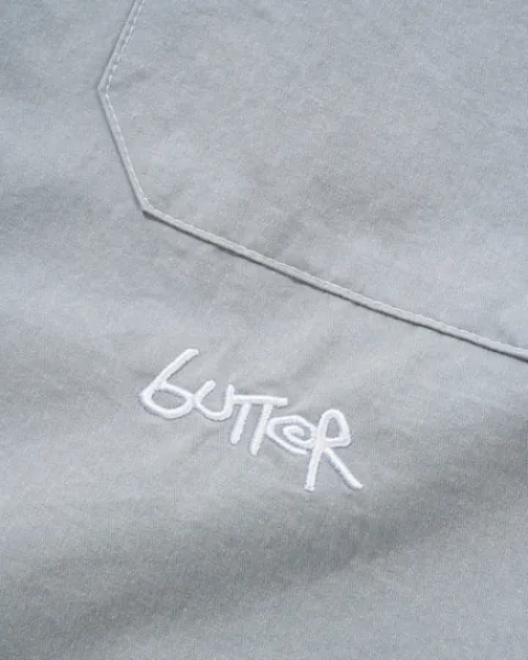 Shirts| Shirts-Butter Goods Contrat titch / hirt, Bue Grey