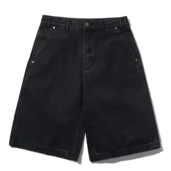T-Shirts|Pullover Hoods-Butter Goods Denim Work Shorts, Black