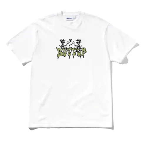 T-Shirts-Butter Goods Diabo Tee, White
