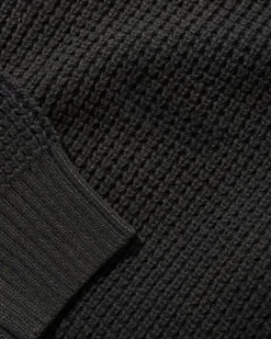 Knits-Butter Goods Ditreed Waffe Knit weater, Wahed Back