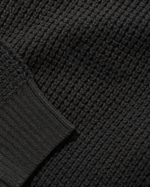 Knits-Butter Goods Ditreed Waffe Knit weater, Wahed Back
