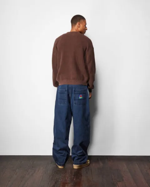 Knits-Butter Goods Ditreed Waffe Knit weater, Wahed Back