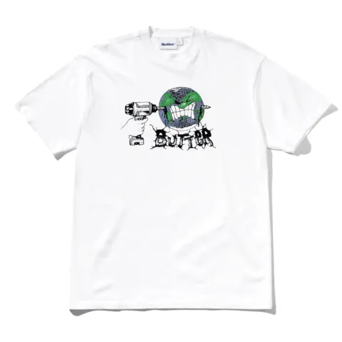 T-Shirts-Butter Goods Dri Tee, White
