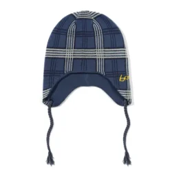 Hats|Beanies-Butter Goods Earflap Beanie, Plaid