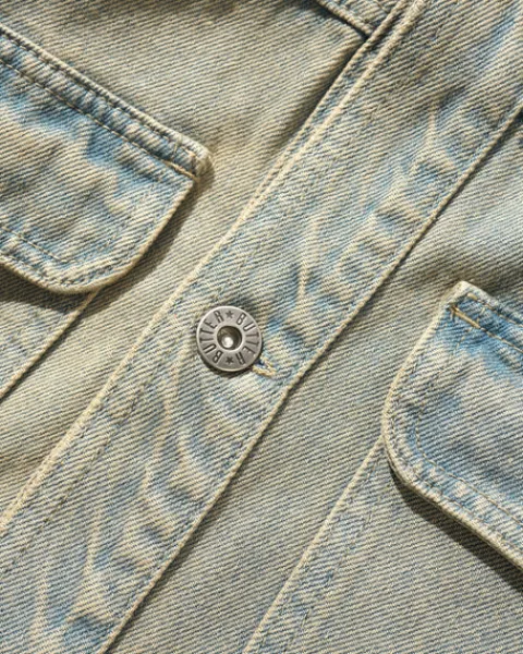 Jackets-Butter Goods Garage Deni Jacket, unfade Bue