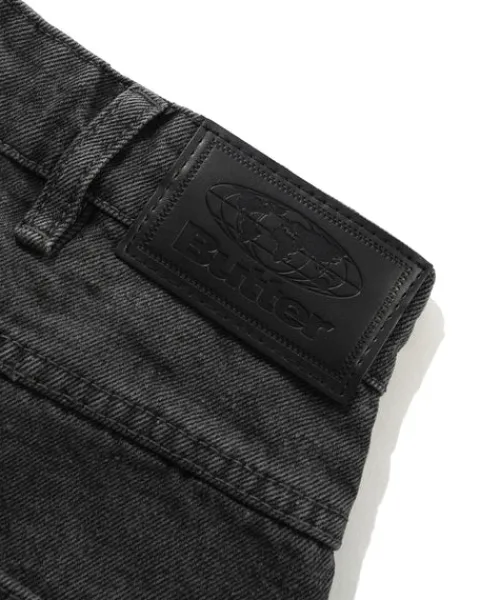 Denim Jeans|Pants-Butter Goods Garage Denim Jeans, Faded Black
