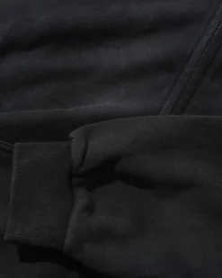 Zip-Thru Hoods|Pullover Hoods-Butter Goods Garage Zip-Thru Hood, Faded Charcoa