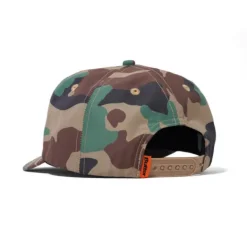 Hats|Beanies-Butter Goods Glint Snapback Cap, Woodland Camo