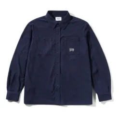 Shirts| Shirts-Butter Goods Grid Cord Overhirt, Navy