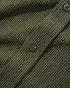 Shirts| Shirts-Butter Goods Grid Cord Overhirt, Oive