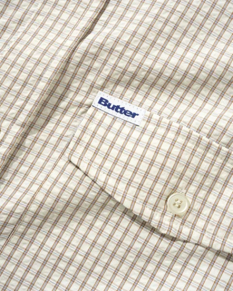 Shirts| Shirts-Butter Goods Grid / hirt, Beige