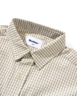 Shirts| Shirts-Butter Goods Grid / hirt, Beige