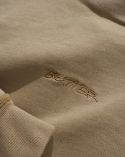 Zip-Thru Hoods|Pullover Hoods-Butter Goods Inide Out Puover Hood, Wahed Oat