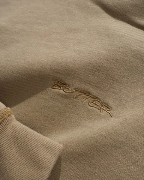 Zip-Thru Hoods|Pullover Hoods-Butter Goods Inide Out Puover Hood, Wahed Oat