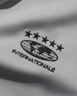 Jackets-Butter Goods Internationae Track Jacket, Grey