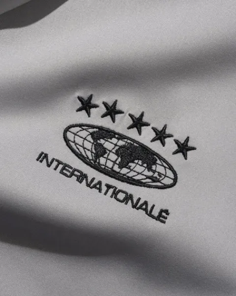 Jackets-Butter Goods Internationae Track Jacket, Grey