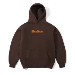 T-Shirts|Pullover Hoods-Butter Goods ogo Puover Hood, Dark Brown