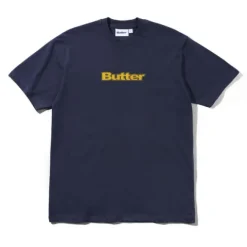 T-Shirts|Pullover Hoods-Butter Goods ogo Tee, Navy